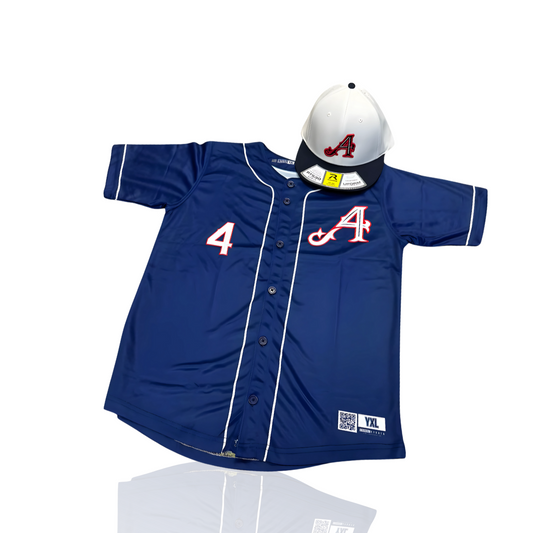 baseball shirt and cap combo
